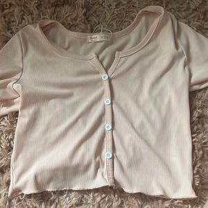 pink romwe top size m    US 6